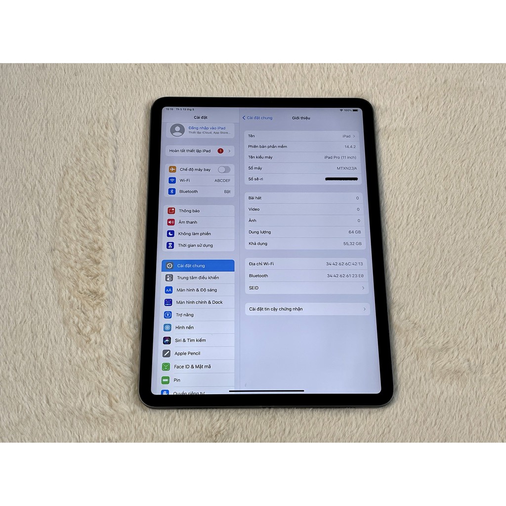 Máy tính bảng Apple iPad Pro 11 inch (2018) 64GB bản WIFI