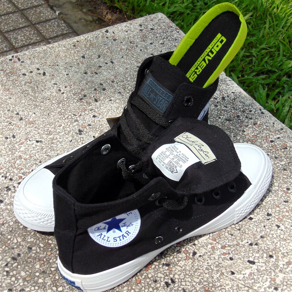 Giày Chuck 2 AllStar Classic Cổ Cao Nam Đen