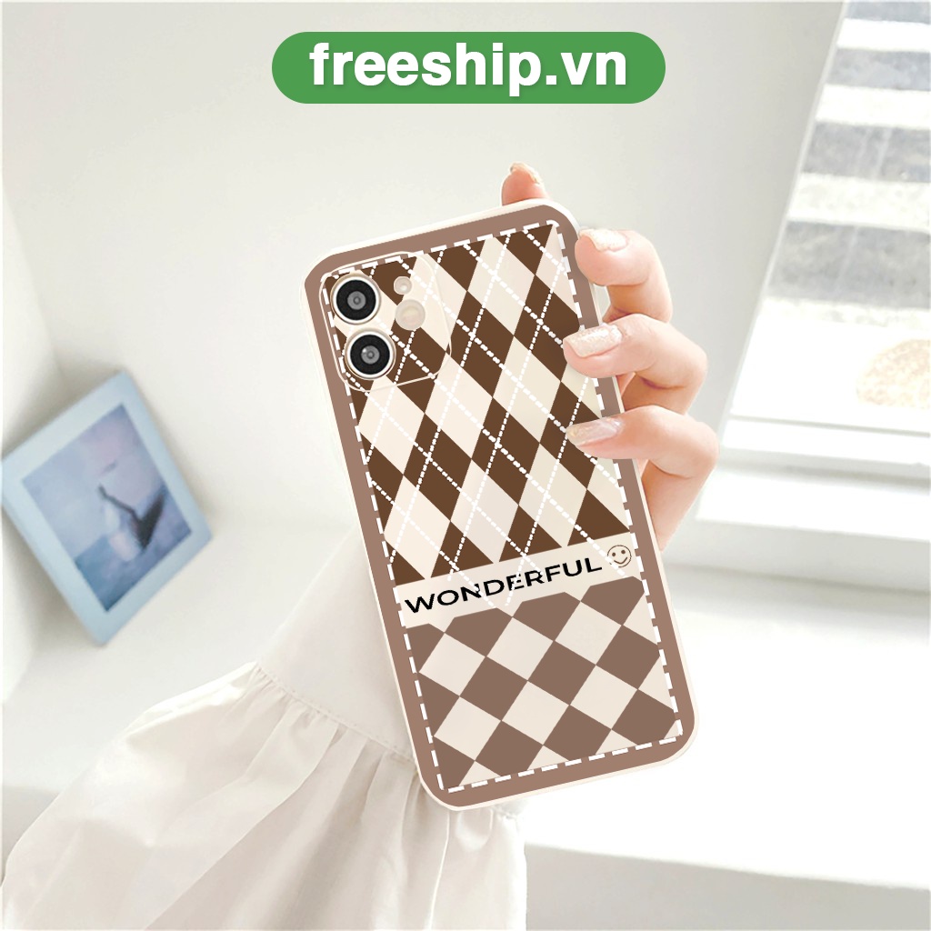 Ốp lưng iphone bảo vệ camera wonderful ốp iphone cạnh vuông 6s/6splus/7/7plus/8/8plus/x/xr/xs/11/12/13/pro/max/plus e202