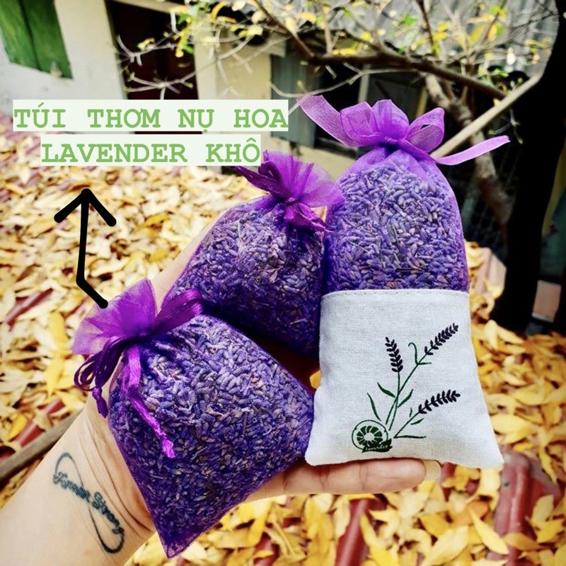 HÀNG NHẬP KHẨU — Túi Thơm Nụ Hoa Oải Hương Lavender Túi Hoa Thiên Nhiên Thơm Phòng, Thơm Quần Áo Xua Đuổi Côn Trùng