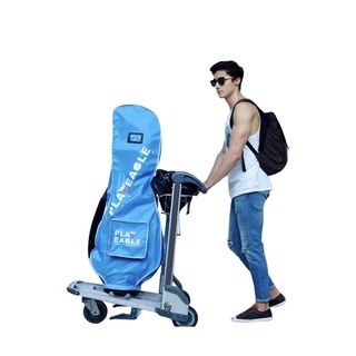 Áo mưa bọc túi gậy golf khoá kéo tiện lợi, cover che mưa túi gậy playeagle