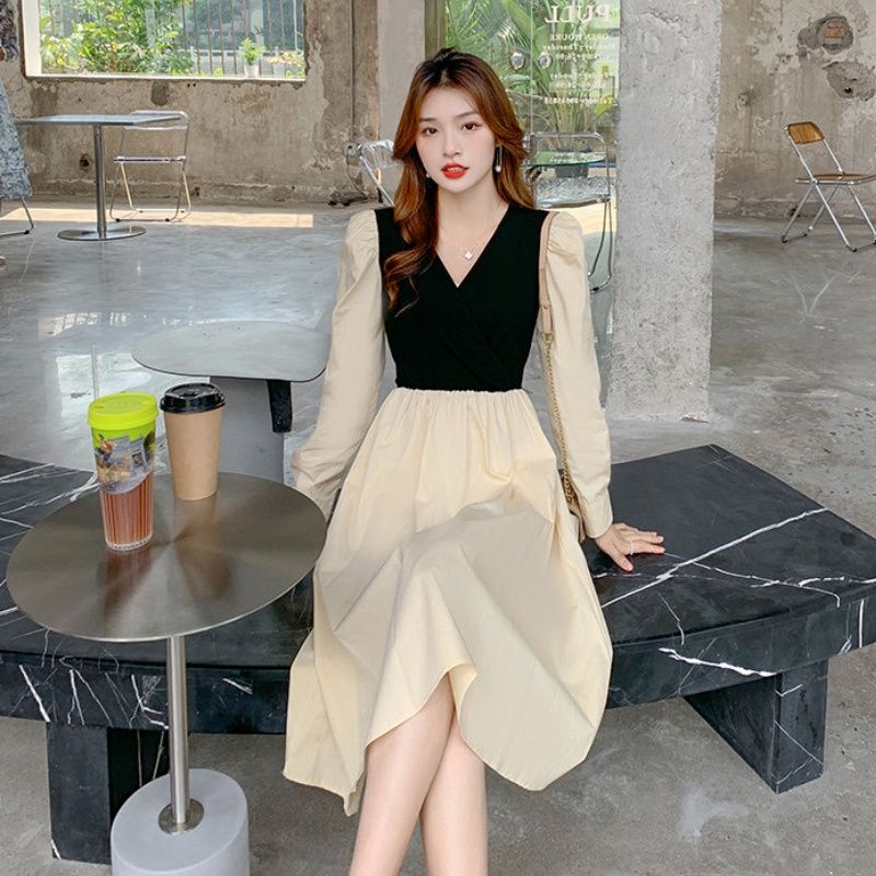 Đầm thu dáng dài