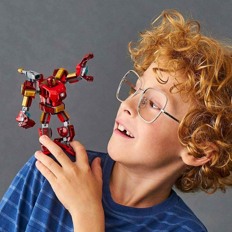 Mô hình lego nhân vật siêu anh hùng Marvel Iron Man Spider-Man