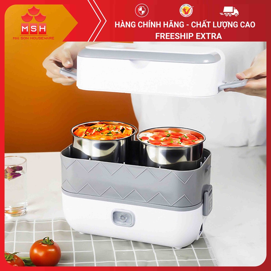 Hộp Đựng Cơm Thực Phẩm Văn Phòng Giữ Nhiệt Cao COOKING LUNCHBOX Thiết Kế Nhỏ Gọn Tiện Lợi Dung Tích 2 Lít