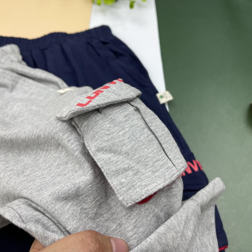 Quần cotton Bé trai túi hộp  Litibaby size 3-10, dành cho bạn từ 13kg đến 30kg, có size to hơn