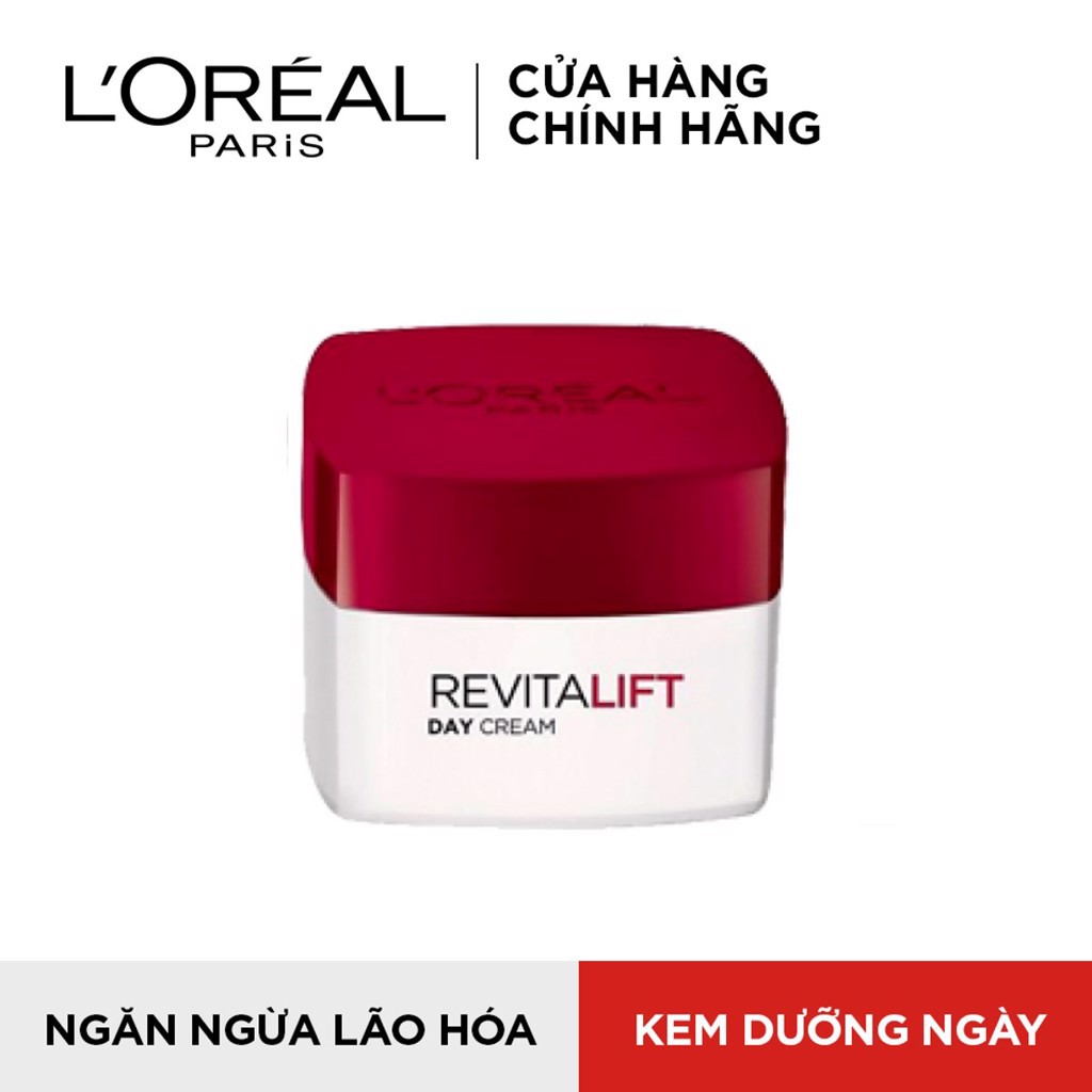 Kem dưỡng da tươi trẻ ban ngày chống lão hóa L'ORÉAL Revitalift Day SPF35 PA++ 50ml - Pháp Chính Hãng