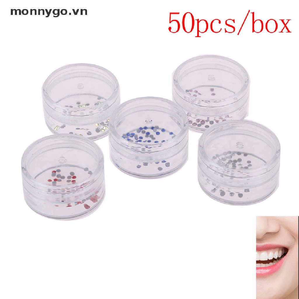 Hộp 50 viên pha lê nhân tạo bằng acrylic chuyên dụng cho nha khoa
 | BigBuy360 - bigbuy360.vn