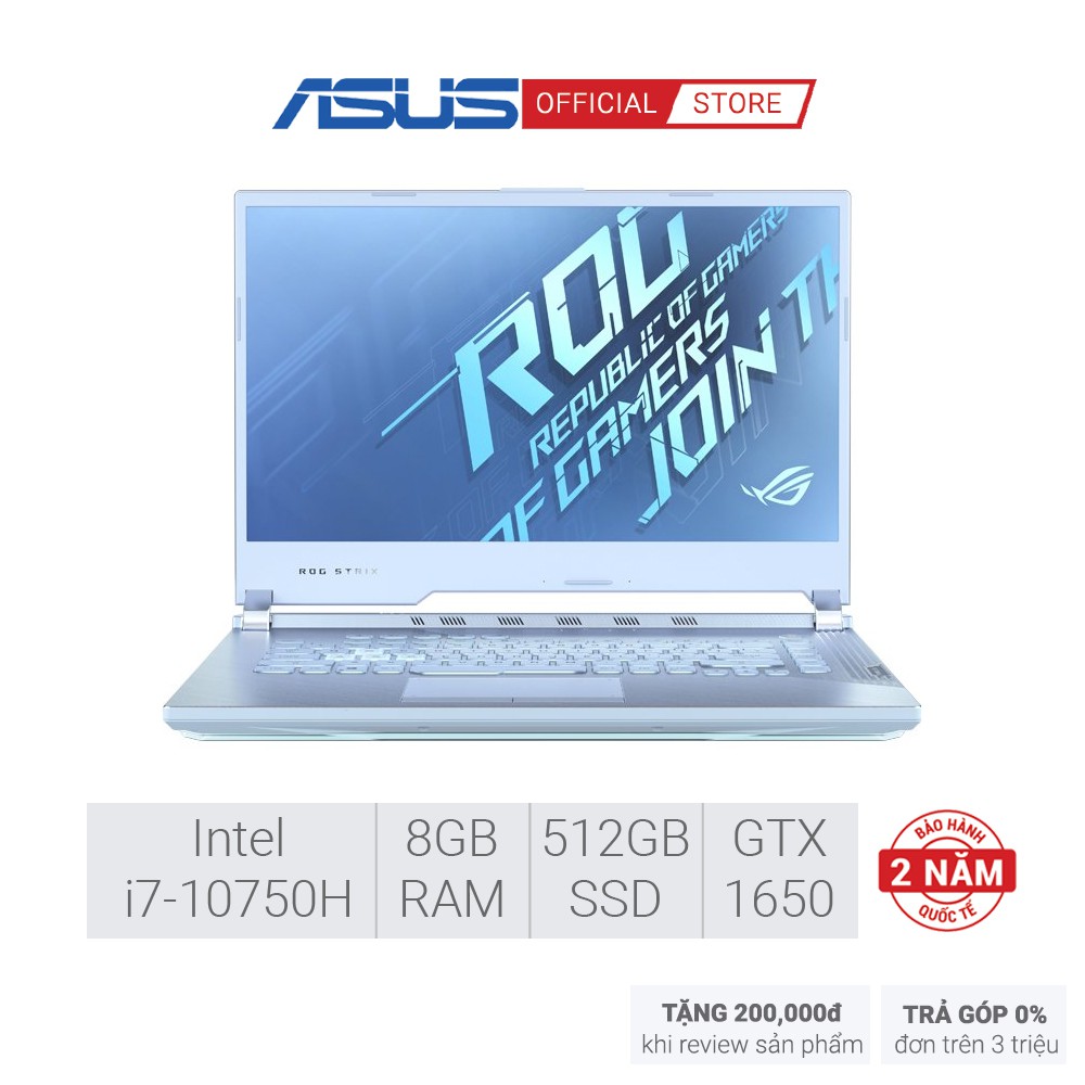 Laptop ASUS ROGStrix G15 G512-IAL011T i7-10750H 8GB 512GB VGA GTX 1650Ti 4GB 15.6" | BigBuy360 - bigbuy360.vn