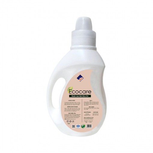 Nước lau sàn hữu cơ ECOCARE, 100% nguồn gốc thiên nhiên từ Bồ Hòn, hương liệu tạo mùi thơm lau sàn quế, sả chanh chai 1L