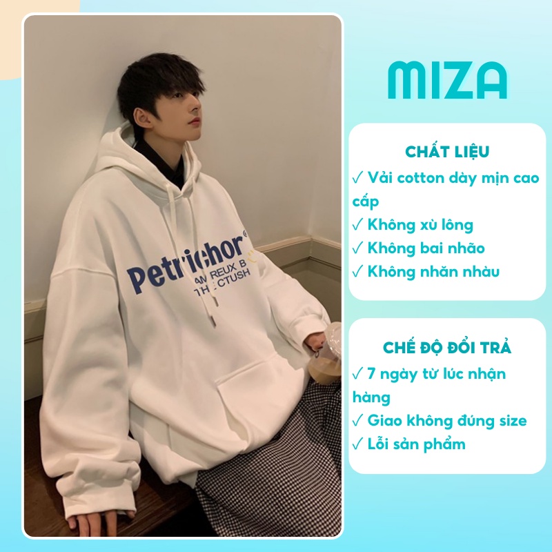 Áo hoodie nam nữ unisex có mũ ulzzang hàn quốc cặp đôi local brand nỉ ngoại form rộng cute zip chống nắng PERCHICHOR