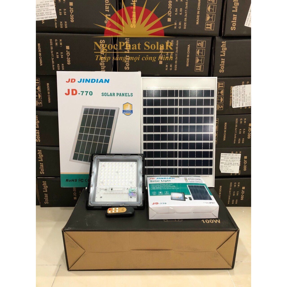Đèn pha NLMT JINDIAN JD770 (70W) - sỉ giá tốt