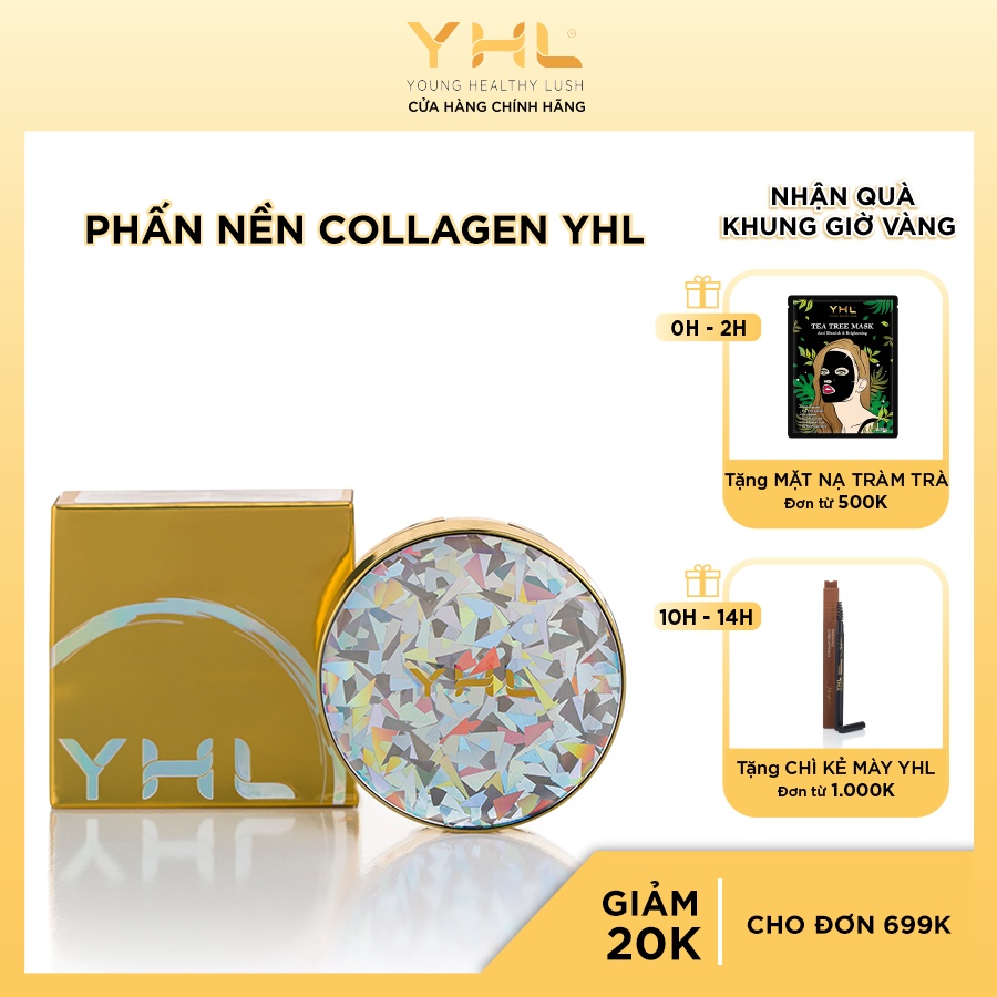 Phấn nền YHL Độ Che Phủ Cao Trang Điểm Hoàn Hảo màu 21