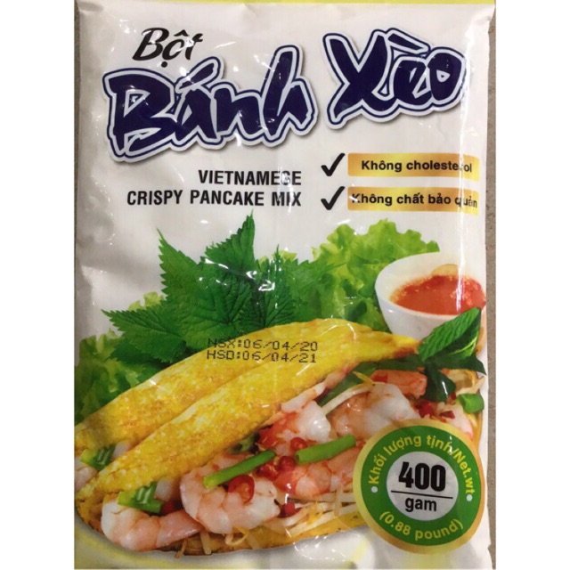 Bột bánh xèo gói 400gr