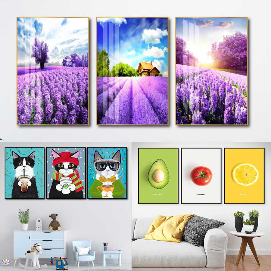 Tranh Tráng Gương Laminate Cao Cấp , Tranh Treo Tường Decor Trang Trí Không Gian Nhà cửa.