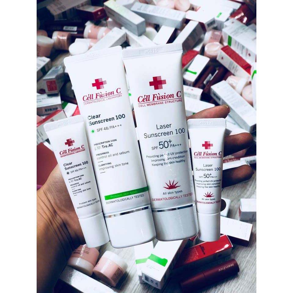 Kem chống nắng CELL FUSION C LASER SUNSCREEN 100 SPF 50++(10ml) | BigBuy360 - bigbuy360.vn