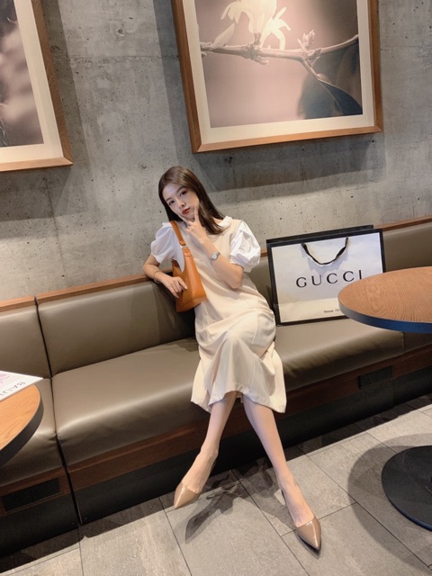 Giày cao gót da trơn gót nhọn fullbox hàng quảng châu cao cấp