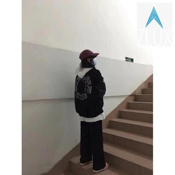 áo khoác bomber nam nữ tay phối da hàng quảng châu cao cấp ( ảnh thật ở cuối )