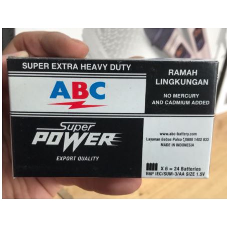 Pin AA  ABC Super Power 1.5V- Hàng nhập khẩu, Siêu bền