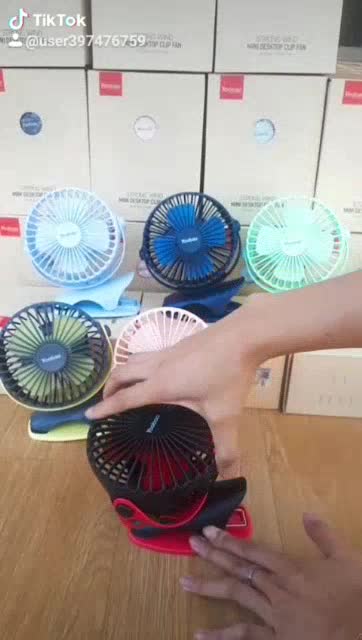 [ Dùng liên tục 32 tiếng ] quạt sạc tích điện yoobao kẹp xoay 360 độ F04 6400mah | BigBuy360 - bigbuy360.vn