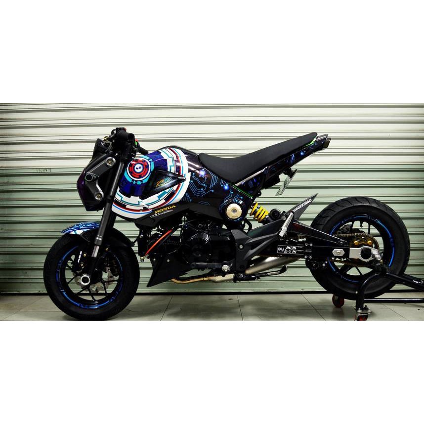 Tem trùm xe MSX mẫu khách yêu cầu