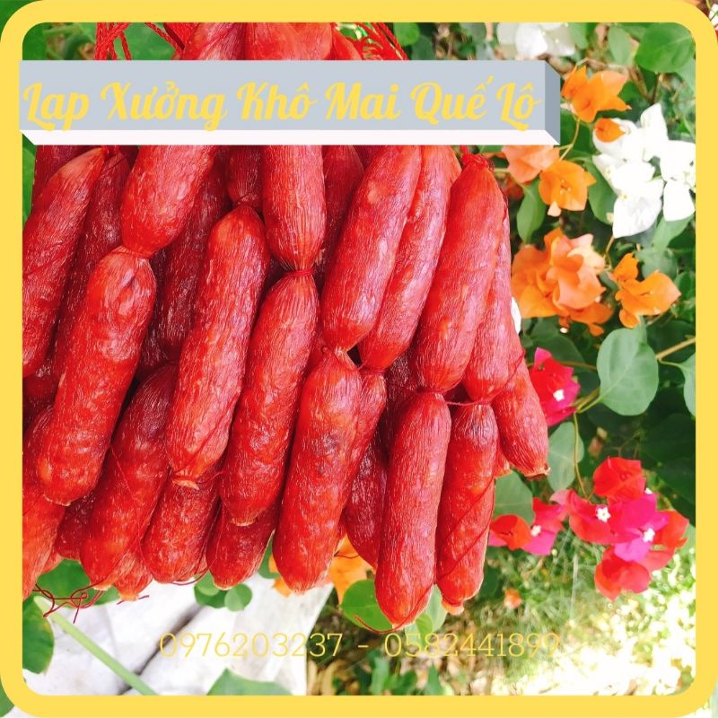 1KG Lạp xưởng khô Mai Quế Lộ nhiều thịt, vị thơm ngon,đặc biệt cho bữa cơm gia đình ,hương vị gia truyền