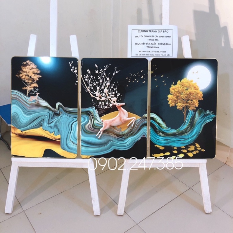 Tranh Treo Tường TRÁNG GƯƠNG cao cấp,  Gỗ HDF Nguyên tấm Dầy 12ly, xưởng SX trực tiếp không qua trung gian | BigBuy360 - bigbuy360.vn