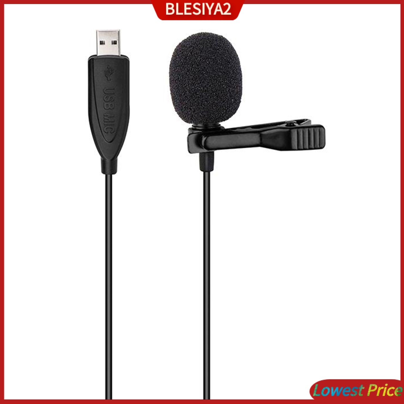 Micrô USB đa hướng kẹp ve áo tiện dụng cho máy tính