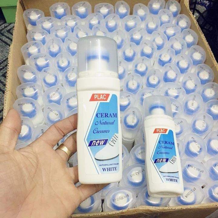 Chai Nước Vệ Sinh Giày Plac 100ml Đầu Cọ Lau Sạch Đánh Bay Vết Bẩn Trên Giày Mà Không Cần Giặt. Nước Lau Rửa Giày