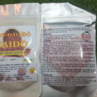 [NÔNG SẢN VIỆT] BỘT ĐẬU ĐỎ SAIDO nguyên chất 100% - BỘT ĐẬU ĐỎ QUÊ