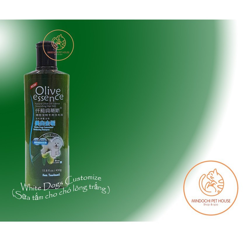 Sữa Tắm Olive Essence Cho Chó Mèo 450ml Giá Rẻ #MintPet