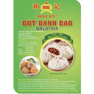 BỘT BÁNH BAO HOÀ KÝ 1kg,trộn sẵn men,làm được BÁNH TIÊU,BÁNH MÌ NGỌT