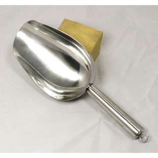 Xẻng xúc đá, xúc gạo inox cao cấp