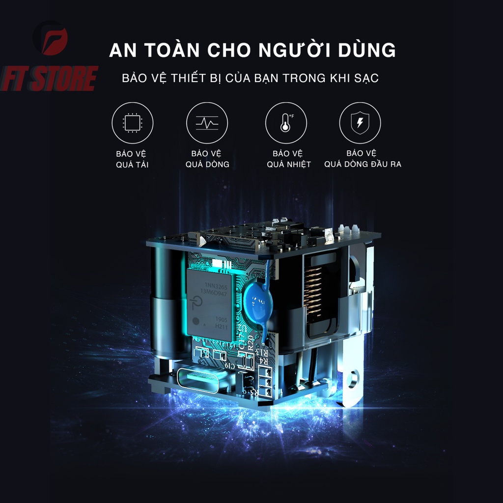 [GIAO HÀNG NHANH] Củ sạc nhanh AUKEY PD PPS 30W PA-Y30S SẠC NHANH PD DÀNH CHO IP8-IP13prm, có PPS cho Samsung Flagship