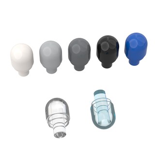 Gạch Lego Bóng đèn tròn có thanh hỗ trợ / Lego Part 58176: Bar with Light Cover (Bulb) / Bionicle Barraki Eye