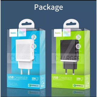 Cốc Sạc Nhanh Quick charge 3.0 Hoco C42A