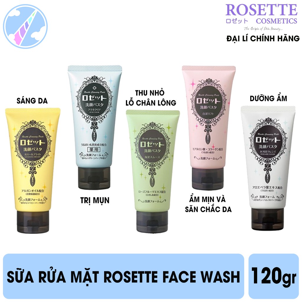 Sữa Rửa Mặt Rosette Face Wash 120g