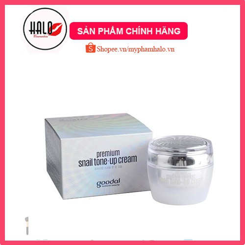 Kem dưỡng da Goodal❤️FREESHIP❤️Kem ốc sên dưỡng trắng da Premium Snail Tone Up Cream