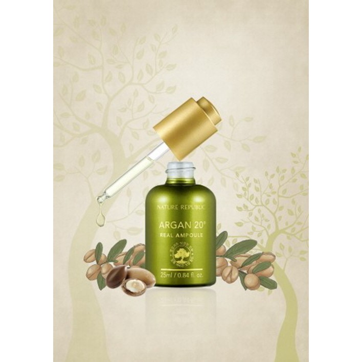 Dầu argan Ống tiêm NATURE REPUBLIC Argan 20º Real Squeeze Ampoule