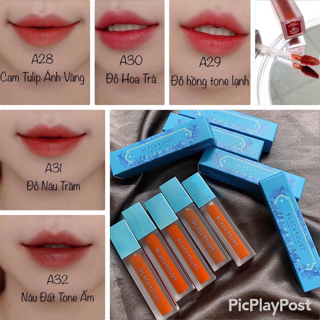 Son blackrouge đủ màu Son black rouge a01 a02 a03 a06 a12 a26 a31 a32 a33 a34 a35 a36 a37 Hàng cam kết chính hãng | BigBuy360 - bigbuy360.vn