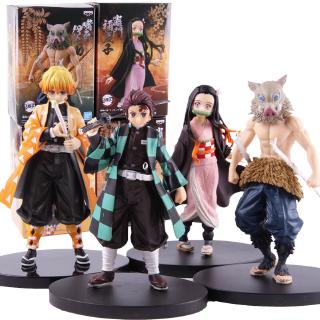 Demon Slayer Figure Kimetsu No Yaiba Nezuko Hashibira Inosuke Zenitsu Agatsuma Kamado Tanjirou Figure Action Model Toy