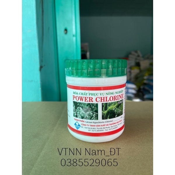 Thuốc tẩy rong rêu POWER CHLORINE 70wp (300g)