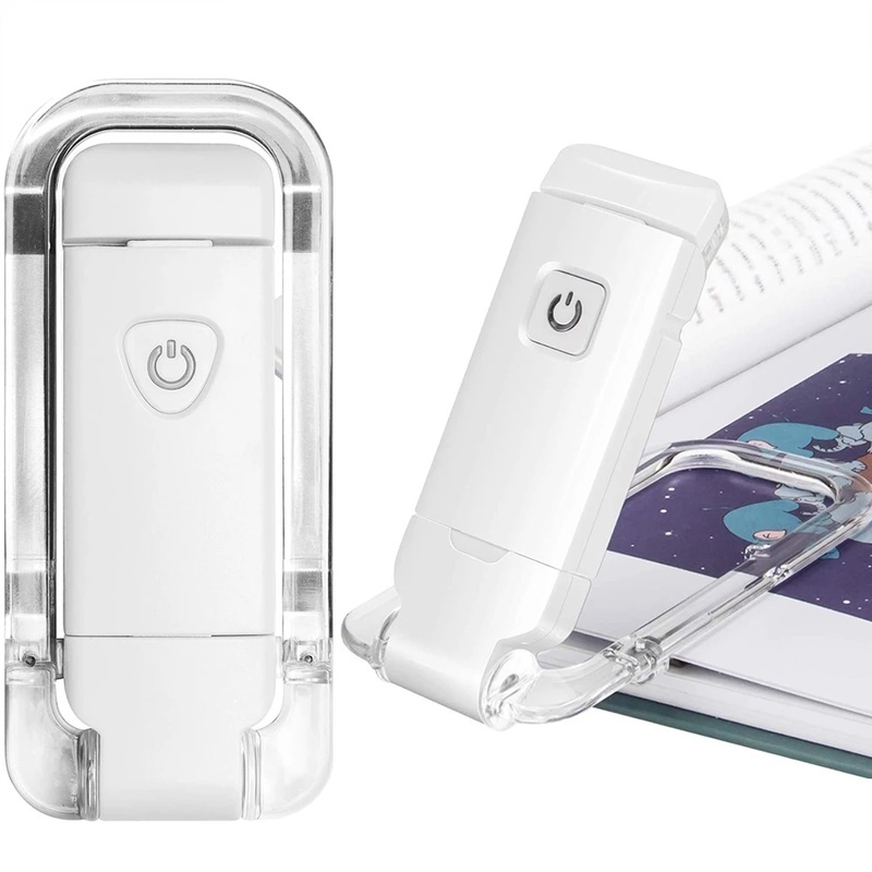 Đèn LED Đọc Sách Dạng Kẹp Tiết Kiệm Năng Lượng Kích Thước 11.5 * 5.8 * 2.1CM Có Kẹp Tùy Chỉnh Tiện Dụng Cho Gia Đình