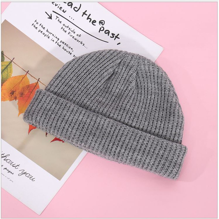 Mũ Len Ulzzang Beanie Trơn Nhiều Màu rẻ nhất (Loại Ngắn) MN08