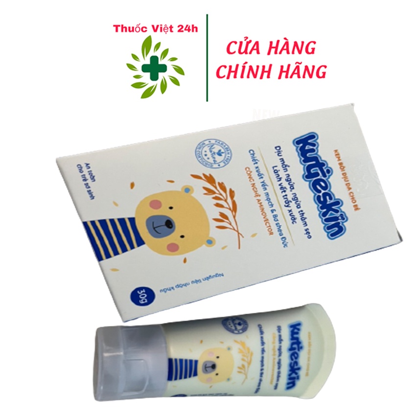 Kutieskin - Kem Bôi Dịu Da Cho Bé - Hộp 30g - TV