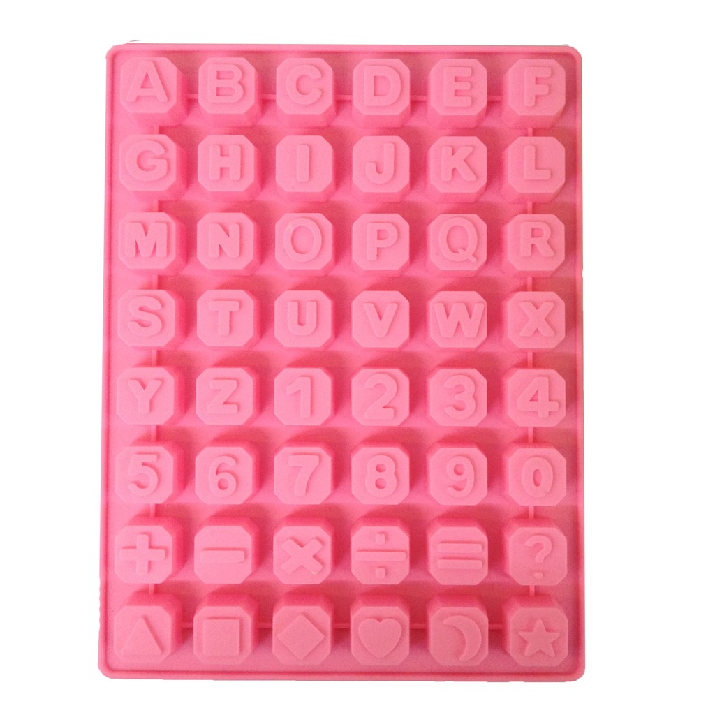 Khuôn silicone chữ số và ký tự