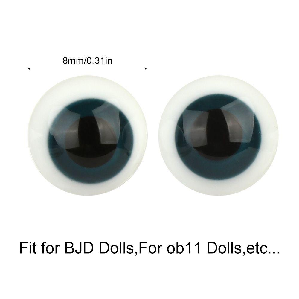 Mắt Thủy Tinh 8mm Cho Búp Bê BJD DIY