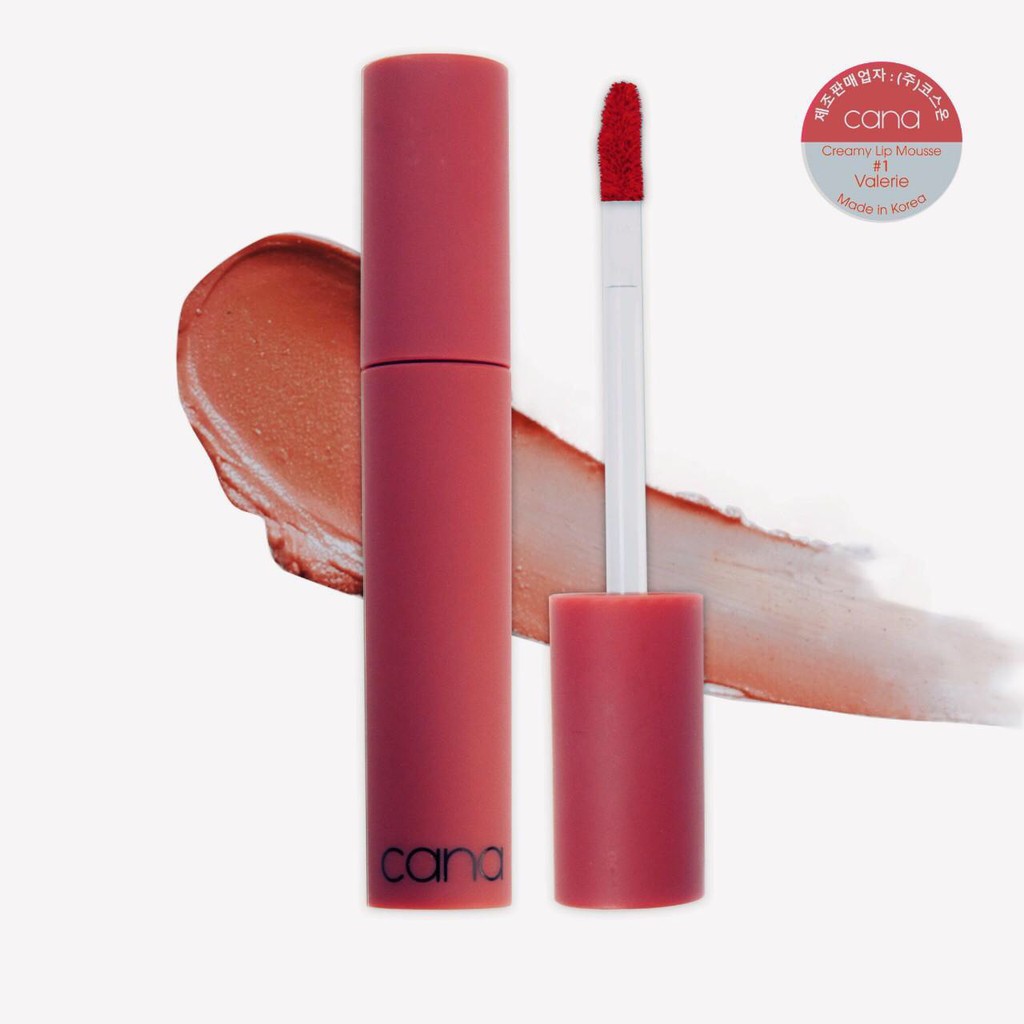 SON KEM LÌ CANA CREAMY LIP MOUSE HÀN QUỐC SIÊU ĐẸP GIÁ RẺ