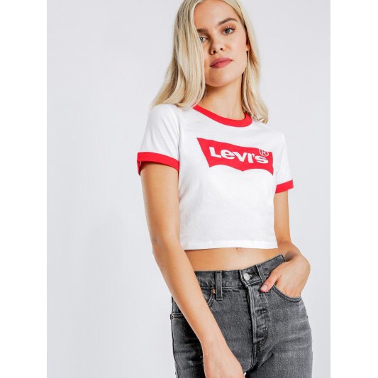 Áo thun croptop Lev xuất xịn