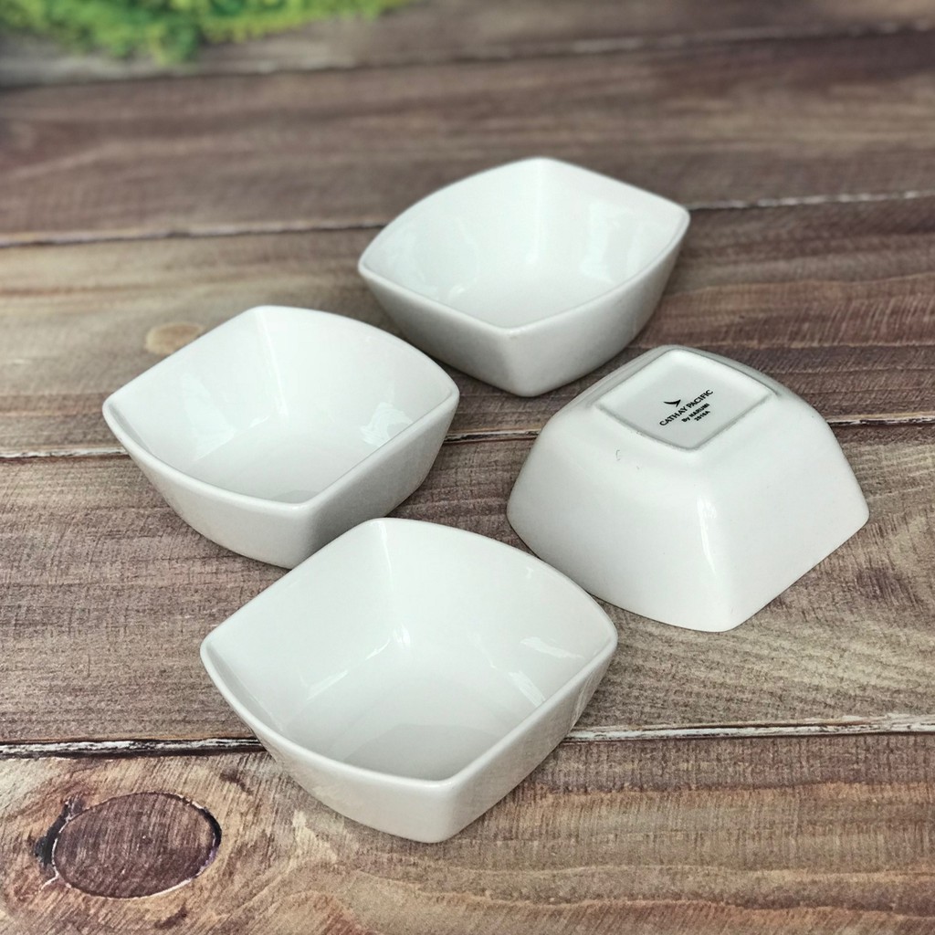 Thanh lý Combo 4 tô sứ Cathay pacific airlines