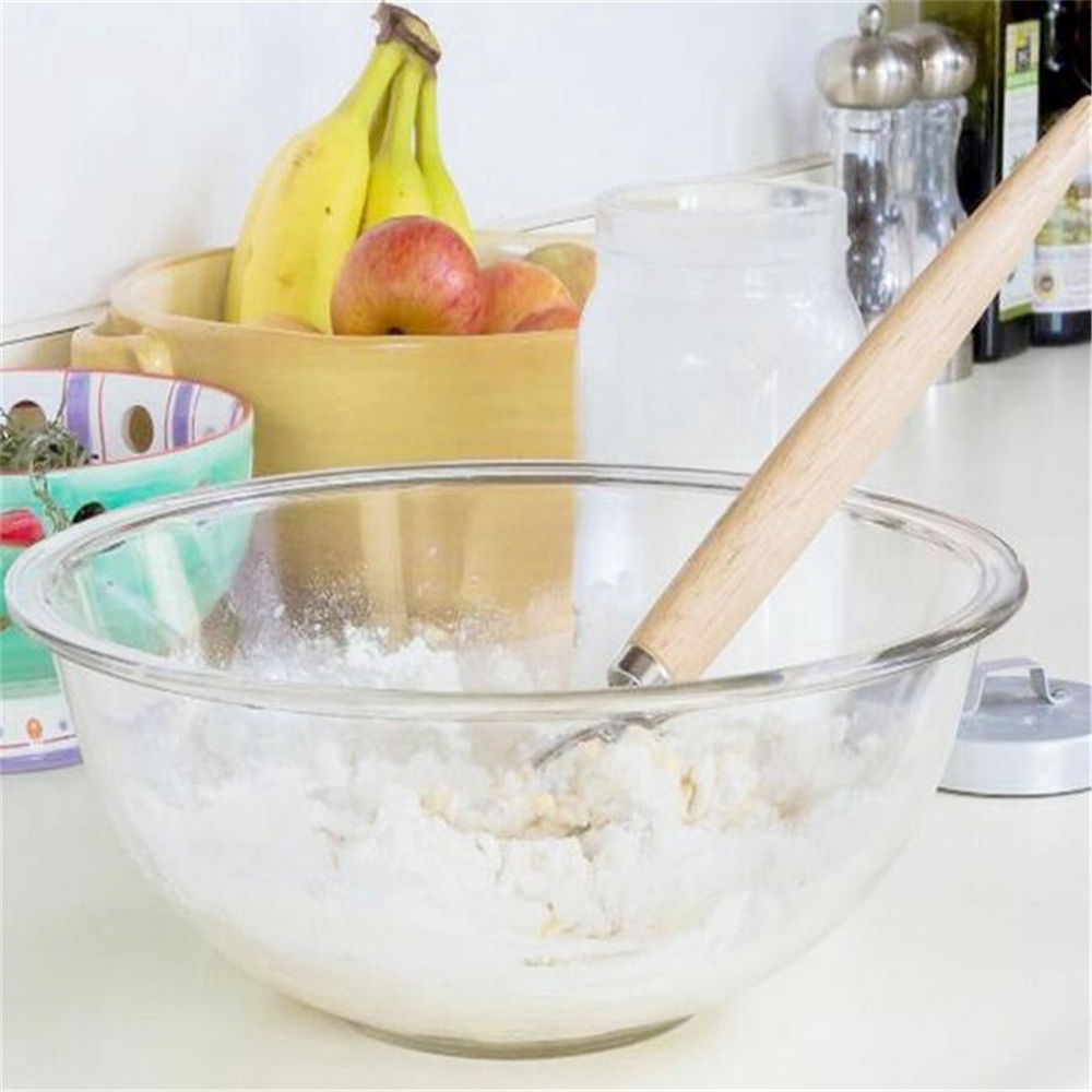 Dụng Cụ Đánh Trứng / Khuấy Bột Làm Bánh Bằng Thép Không Gỉ 13 inch